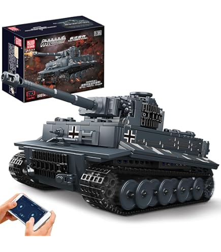 戦車セット Amazon.co.jp: Mould King 20020ハイテクMOCヒョウ2戦車玩具